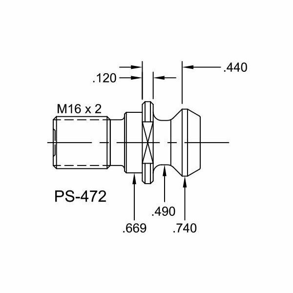 Tj Davies Co Solid Retention Knob PS-472